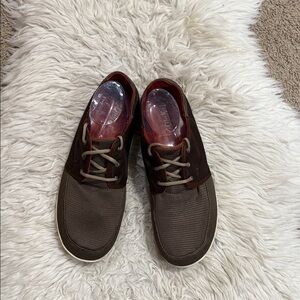 Olukai Mens Nohea Lace Mesh Brown
Heel Fold Beach Shoes Size 12 US 45 EU